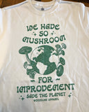 Mushroom planet organic cotton tee